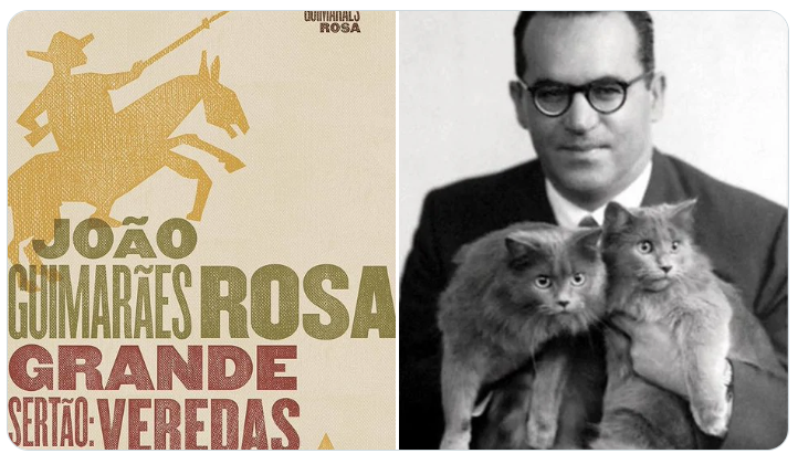 Guimarães Rosa, autor de um dos livros brasileiros mais vendido