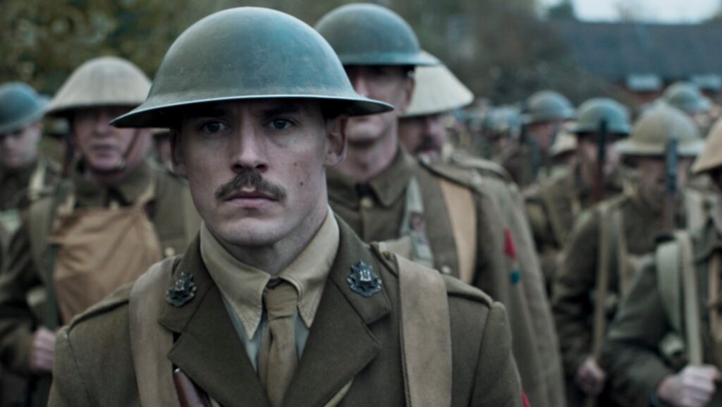 Sam Claflin como Stanhope em Journey's End